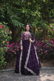 Shristi Georgette Gown with Dupatta