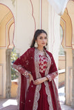 Shristi Georgette Gown with Dupatta
