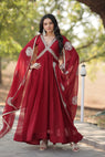 Janvi Designer Gown with Dupatta