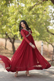 Janvi Designer Gown with Dupatta