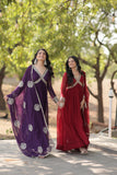 Janvi Designer Gown with Dupatta