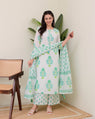 Flowy Silhouettes Paired Matching Palazzo and Chic Dupatta