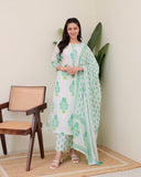 Flowy Silhouettes Paired Matching Palazzo and Chic Dupatta
