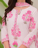 Flowy Silhouettes Paired Matching Palazzo and Chic Dupatta