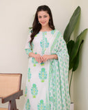 Flowy Silhouettes Paired Matching Palazzo and Chic Dupatta