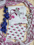 Flowy Silhouettes Paired Matching Palazzo and Chic Dupatta