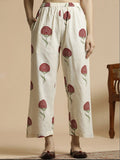 Premium Floral Print A-line Dress Cotton Kurta Palazzo Set