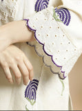 Premium Floral Print A-line Dress Cotton Kurta Palazzo Set