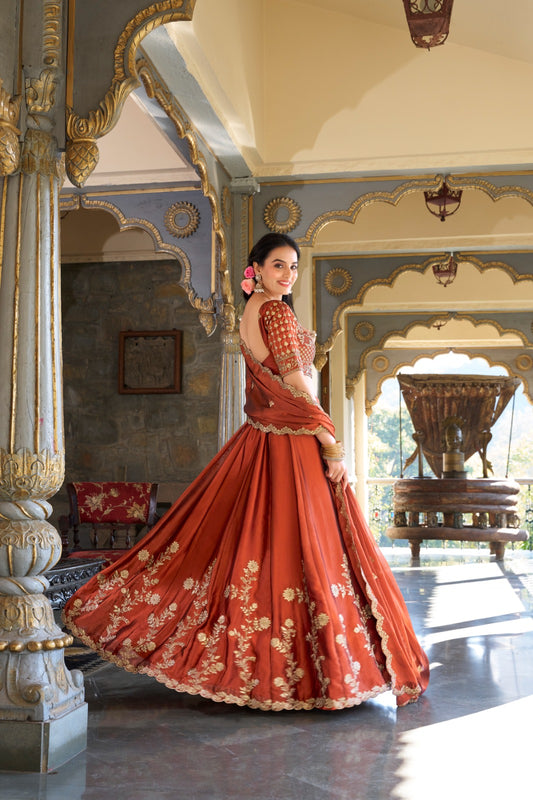 Etakshi Silk Lehenga Choli
