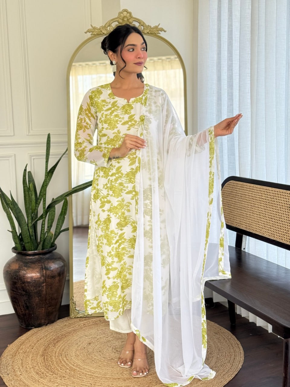 Printed Georgette Shalwar Kameez