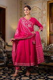 Elegant Cotton Dupatta Pant Set