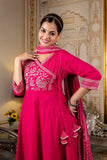 Elegant Cotton Dupatta Pant Set