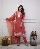 Beautiful Roman Silk Suit set