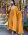 Tiya Mustard Color Embroidery Kurta Set