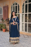 Zahra Sequin Embroidered Party Gown With Dupatta