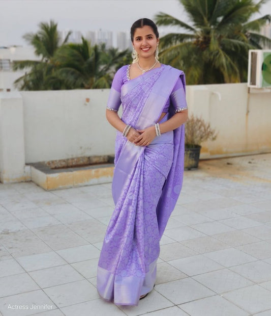 Designer Banarasi Soft Silk Saree
