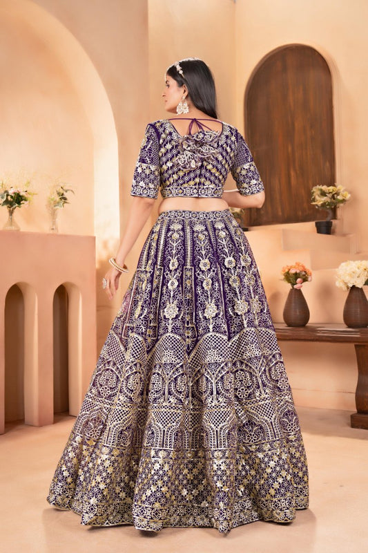 Designer Sequence Lehenga -Choli With Dupatta Set