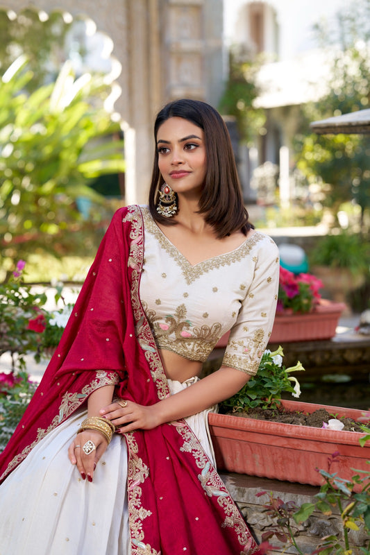 Honey Lehenga -Choli With Dupatta Set