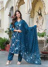 Jaipuri Cotton Print With Work and Dupatta