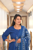 Nilisha Cotton Print With Work and Dupatta