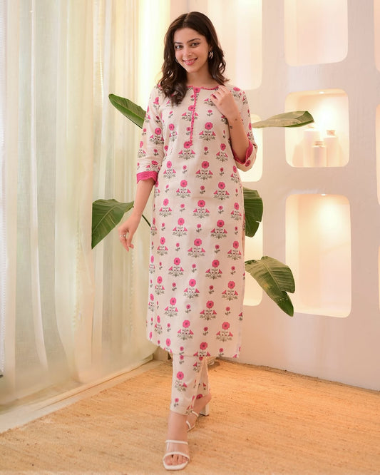 Classic Statement Floral Kurta Sets