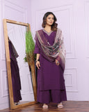 Roman Cotton Silk Kurti Pant Set